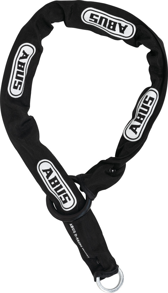 abus-fahrradschloesser-836zqp.jpg ABUS Sicherheits Kette 6KS100 LOOP black (Ø6 mm Viekantkette) – Bild 1
