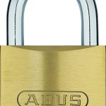 ABUS Vorhängeschloss 45/40 Messing Präzisions Stiftzylinder, 5 Schlüssel | Schlosskörper aus Messing, Bügel aus gehärtetem Stahl Sicherheitslevel ...