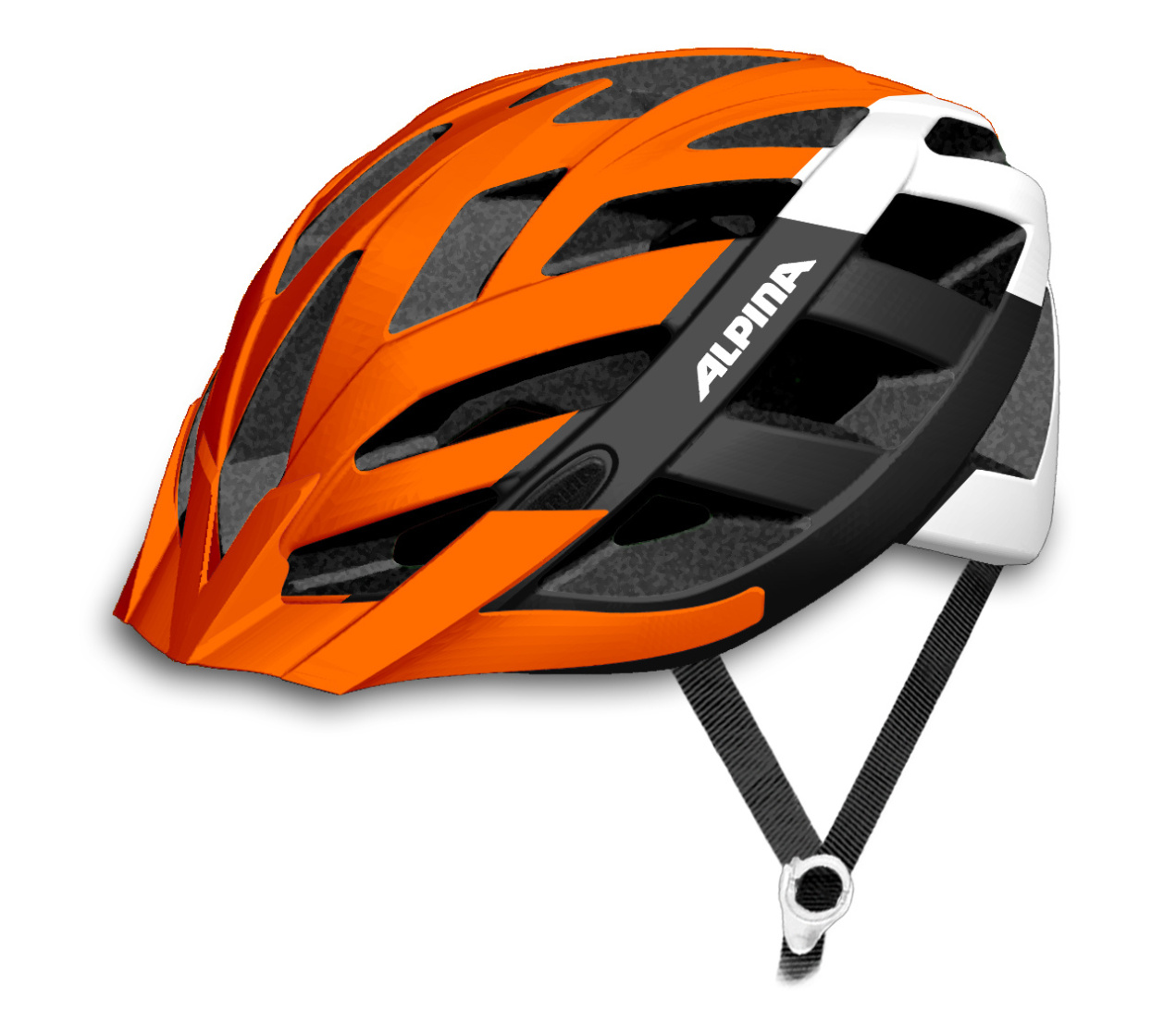 alpina-fahrradhelm-307vbf-1.jpg Alpina Panoma 2.0 Touren Fahrradhelm orange bk white 52 57 cm – Bild 1