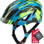ALPINA PICO Flash Kinderfahrradhelm, neon Blue Green Gloss, 50 55 cm | leichte Inmold Bauweise optimale Belüftung besonders leicht : Amazon.de: ...