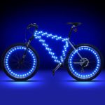 Woanger LED Fahrrad Lichter, 3 Stück, helle Bunte Fahrrad Rahmen, batteriebetrieben, Geschenk für Erwachsene : Amazon.de: Sport & Freizeit