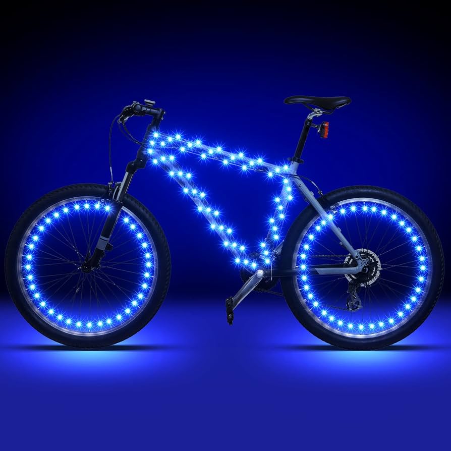 fahrrad-lichter-050yfv-1.jpg Woanger LED Fahrrad Lichter, 3 Stück, helle Bunte Fahrrad Rahmen, batteriebetrieben, Geschenk für Erwachsene : Amazon.de: Sport & Freizeit – Bild 1