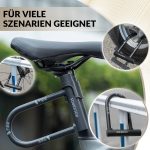 ROCKBROS Bügelschloss Fahrradschloss Hohe Sicherheit Schlösser Wasserdicht