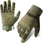 JAWSEU Tactical Gloves Fahrradhandschuhe Herren Vollfinger Gelenkschutz Handschuhe Taktische Handschuhe für Armee Militärkampf Airsoft Outdoor Sport ...