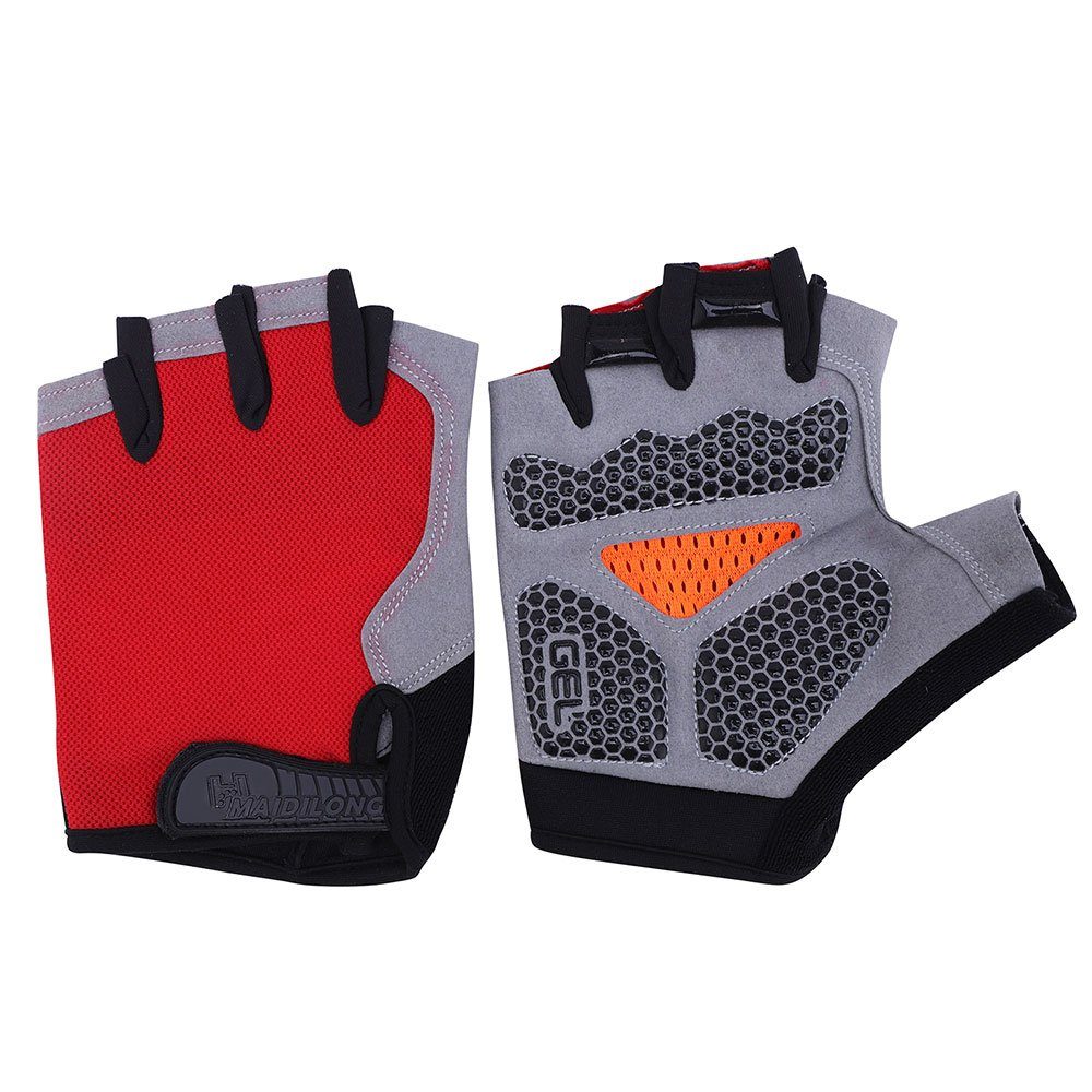 fahrradhandschuhe-herren-966bbk-1.jpg Sunicol Fahrradhandschuhe Outdoor Fingerlose Halbfinger Handschuhe, Herren Motorradhandschuhe (set) Radfahren, Crossfit, Krafttraining – Bild 1