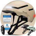 Fahrradhelm mit Front und Rücklicht NOVA
