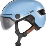 ABUS HUD Y ACE Visier Fahrradhelm iced blue | sportkopf Helme & Brillen
