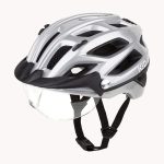 Reflektierender Fahrradhelm / E Bike Helm mit Visier und LED Rücklich, 169,95 €