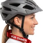 Fahrradhelm Damen ONTOP, E Bike Helm Damen 300g Leicht mit Sonnenvisier Fahrradhelm Erwachsene stufenlos verstellbar mit Drehrad, Fahrrad Helm inkl. ...