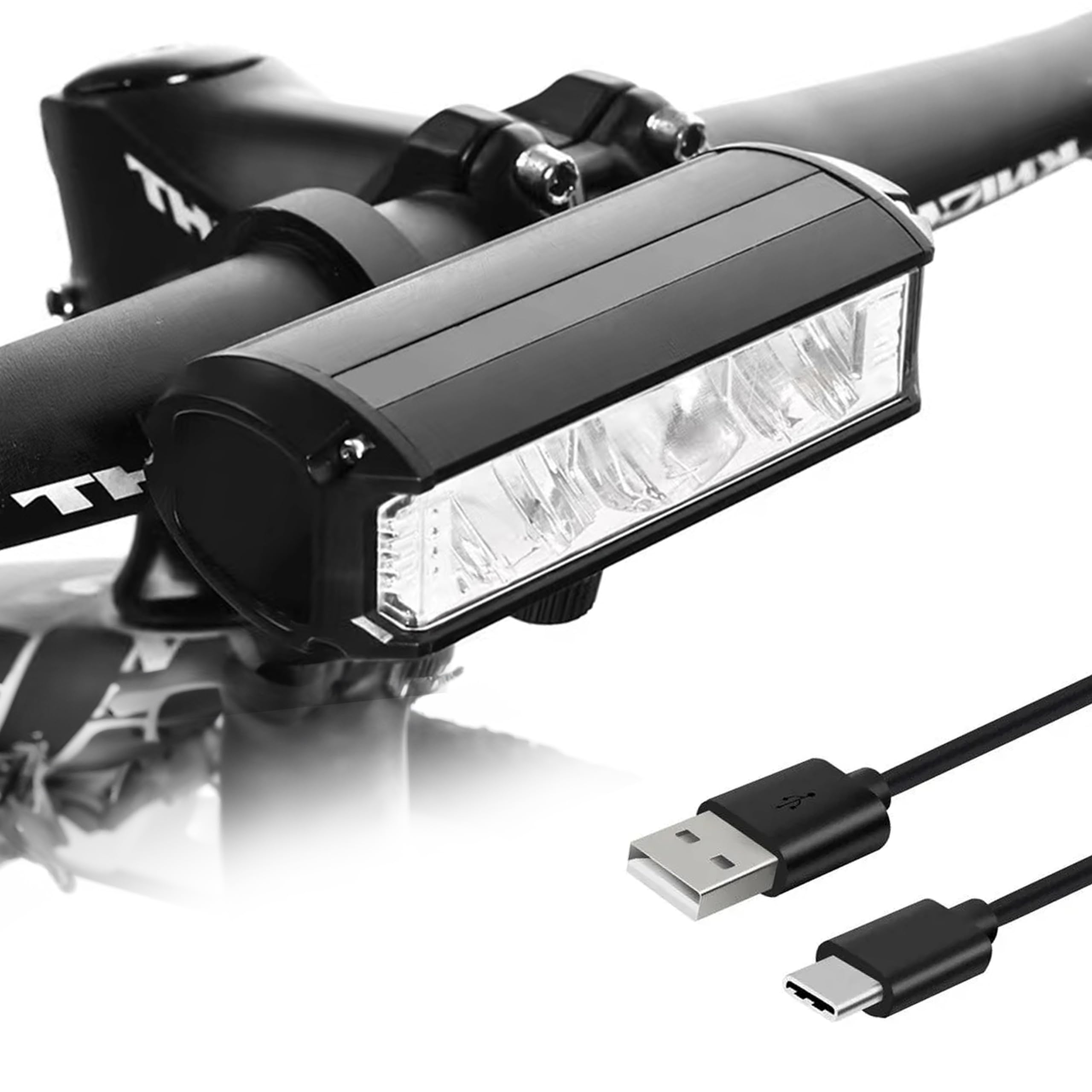 fahrradlicht-502nso-1.jpg Glückpa LED Fahrradlicht Vorne, 1400 Lumen, 4500mAh Super Akku Kapazität Fahrradbeleuchtung,Fahrradlampe Extrem Hell, StVZO Standard, Fahrrad Licht Vorne mit 5 Lichtmodi, Fahrradlampe Vorne mit USB C : Amazon.de: Sport & Freizeit – Bild 1