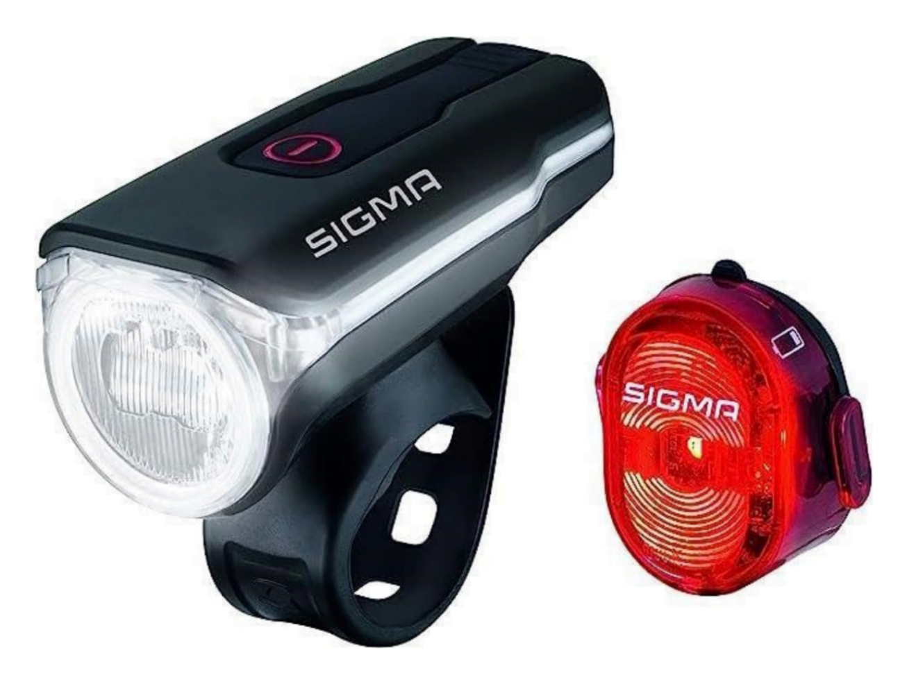 fahrradlicht-833sle.png SIGMA LED Fahrradlicht set Aura 60 USB+ Nugget – Bild 1