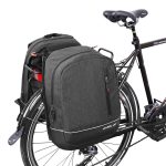 MidGard Gepäckträgertasche Fahrrad Tasche Rucksack für Gepäckträger, inkl. Regenschutzhülle