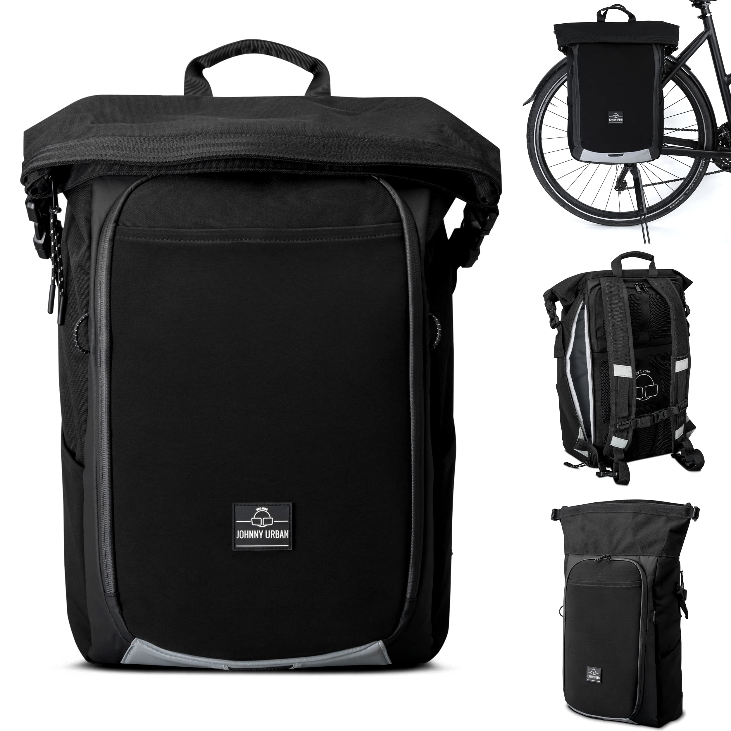 fahrradrucksack-gepaecktraeger-739whp.jpg Johnny Urban 2in1 Fahrradtasche für Gepäckträger – Phil | Fahrradrucksack & Gepäckträgertasche inkl. Regenschutz Hülle, Fahrrad Rucksack für Herren & Damen : Amazon.de: Sport & Freizeit – Bild 1