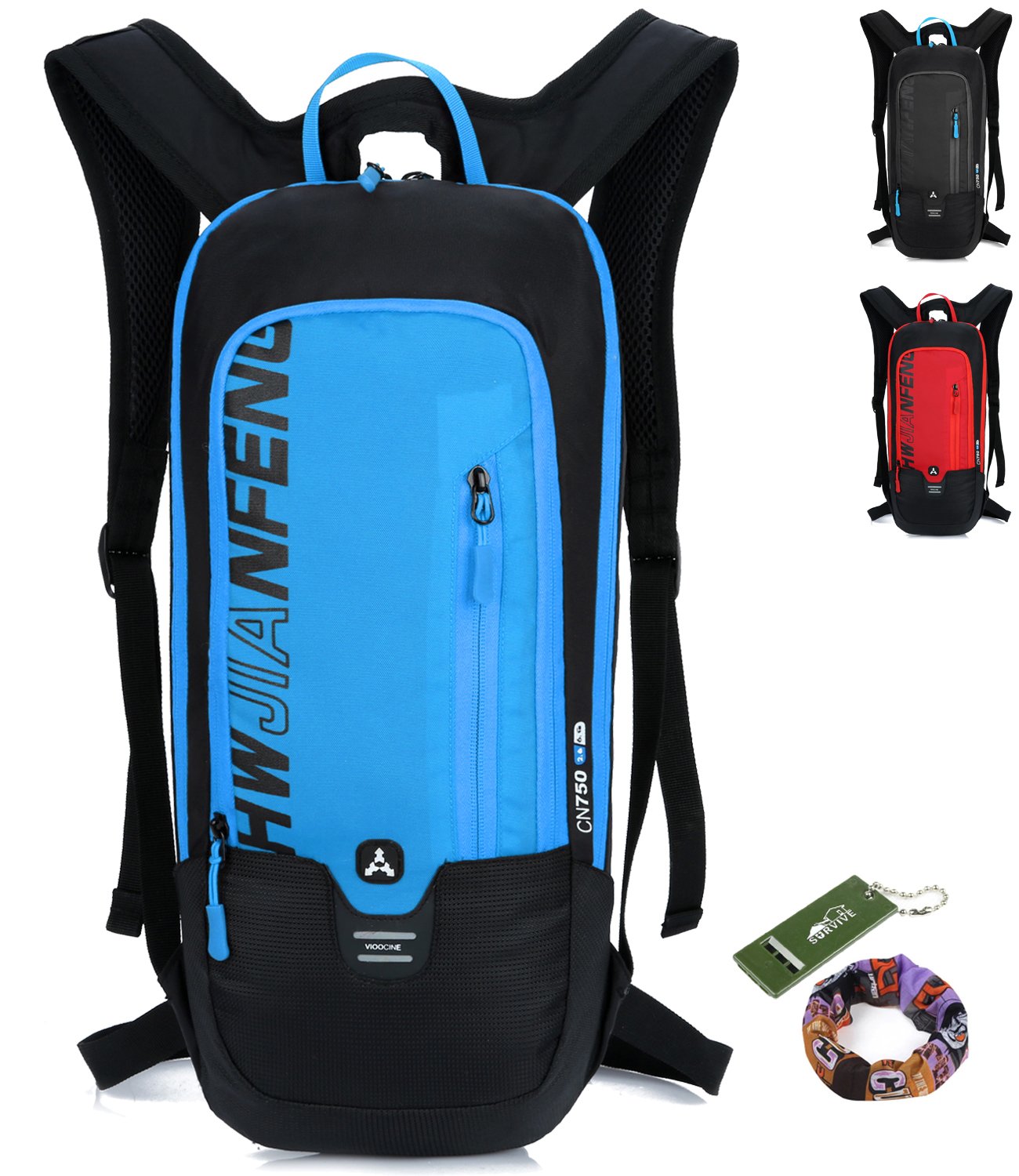 fahrradrucksack-wasserdicht-466pkg-1.jpg Fahrradrucksack Wasserdicht Professionell Kleiner Outdoor Sportrucksack Rucksack Damen Herren 10L (blau) : Amazon.de: Sport & Freizeit – Bild 1