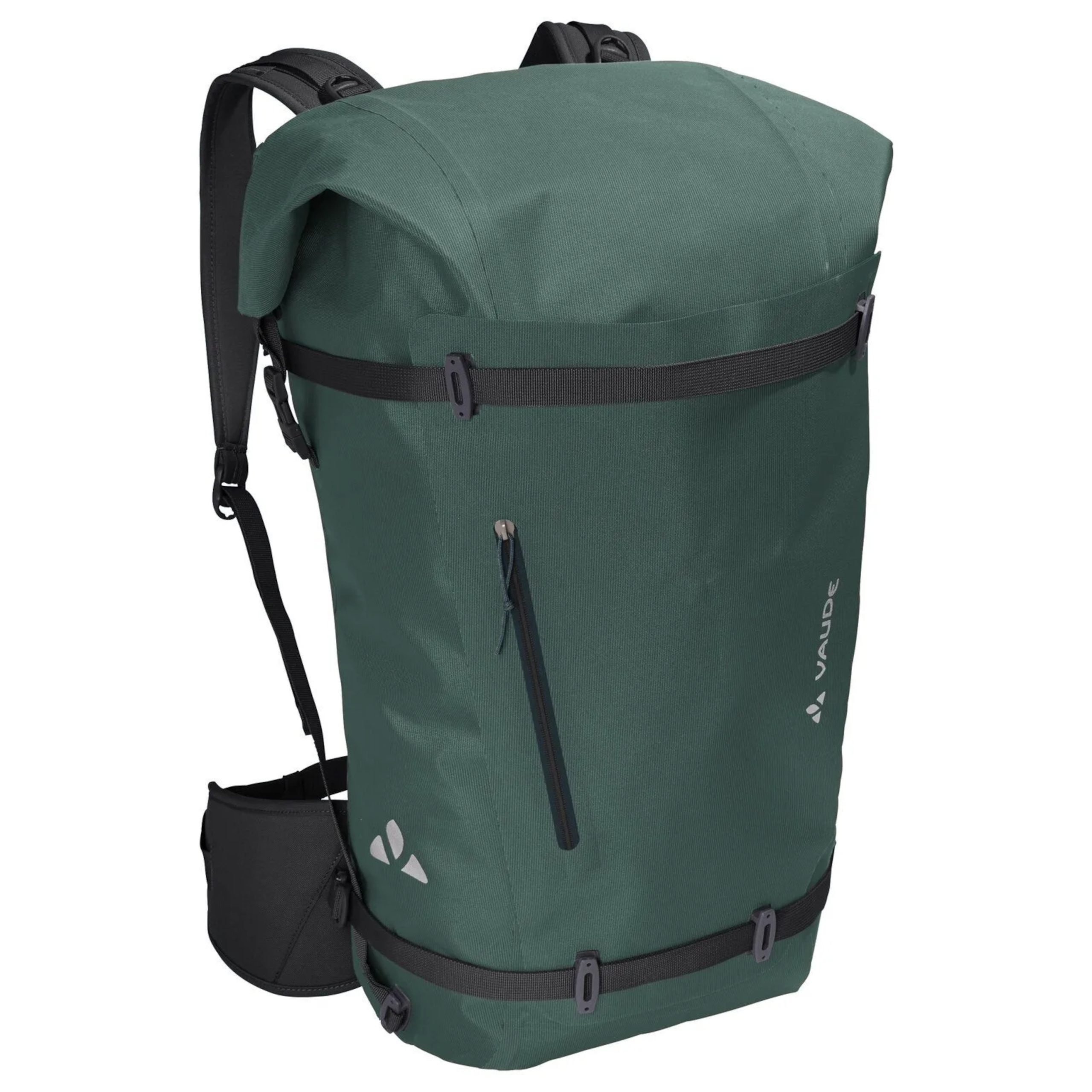 fahrradrucksack-wasserdicht-582yqp-1.jpg VAUDE Rucksack Proof 28 Liter, wasserdicht verschweißt, mit Wickelverschluss, Made in Germany, Fahrradrucksack, Kuriertasche | dusty forest | 22121 – Bild 1