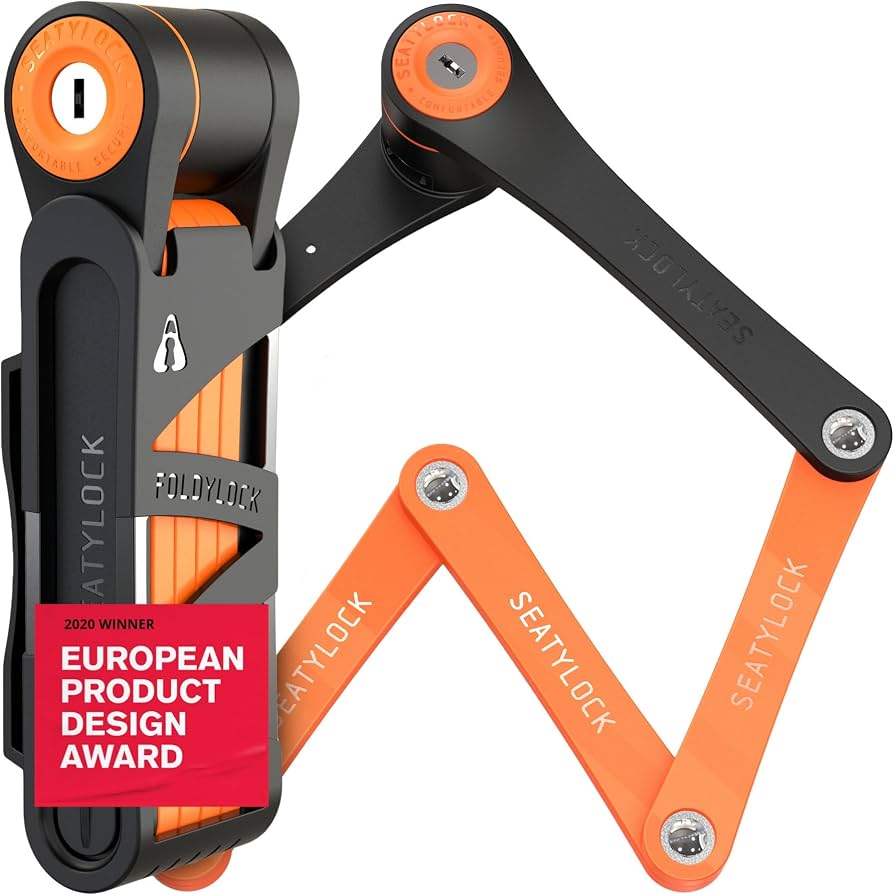 fahrradschloss-testsieger-229yge-1.jpg FoldyLock Compact Fahrrad Faltschloss – Patentiertes Testsieger Fahrradschloss mit Schlüssel und Halterung für Hohe Sicherheit – Leicht und Sicher für ... – Bild 1