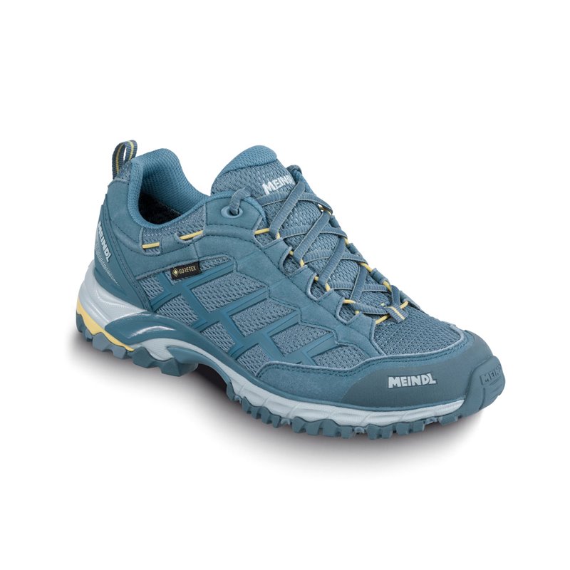 fahrradschuhe-damen-830ula-1.jpg Meindl Caribe Lady GTX Damen Nordic Walking Schuhe Freizeitschuhe eisgrau gelb hier im Multifunktions & Freizeitschuhe – Bild 1