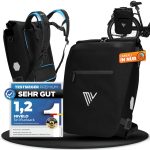 MIVELO Fahrradtasche Rucksack Kombination für Fahrrad Gepäckträger wasserdicht, geräumiges Hauptfach, Fahrrad Packtasche
