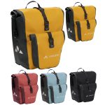 Vaude Aqua Back Plus rec Doppeltasche Fahrradtasche Hinterradtasche wasserdicht | burnt yellow | 25346
