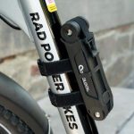 OTTOLOCK Sidekick Fahrrad Faltschloss schwarz