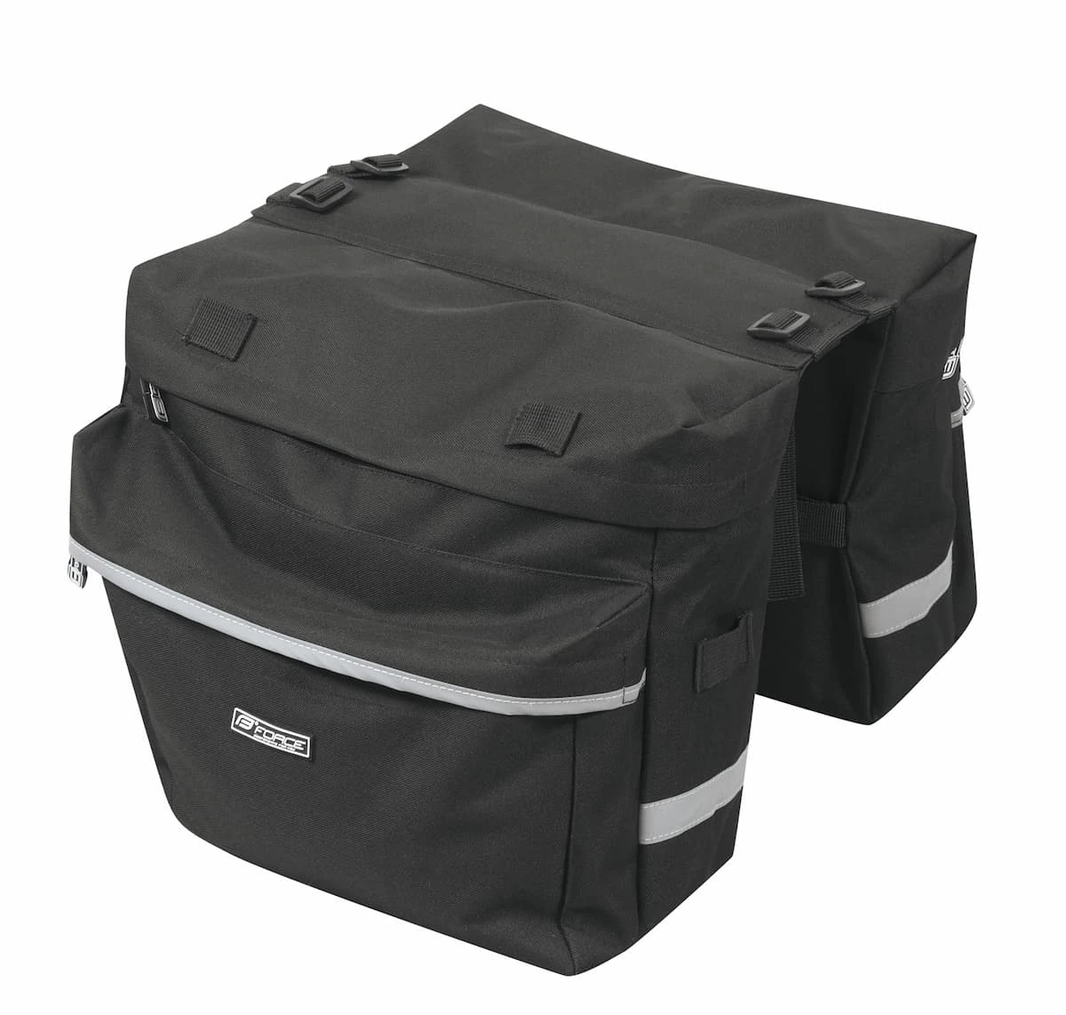 gepaecktraeger-fuer-fahrradtaschen-546cmq.webp Fahrradtaschen Gepaecktraeger Force Doppelt Schwarz 2x10 l – Bild 1