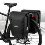 Bronea Fahrradtasche Doppel Fahrradtasche für Gepäckträger hinten 40 L (2x20 L) (Fahrrad Gepäckträgertasche, XXL Fahrradtaschen für E Bike & Fahrrad), ...
