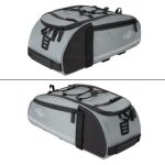 Wasserabweisende Gepäckträgertasche / Fahrradtasche mit reflektierenden Streifen