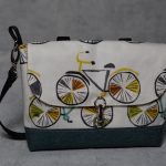 Fahrrad Lenkertasche / Cross Body Bag, Schablonenset PDF Datei zum Herunterladen