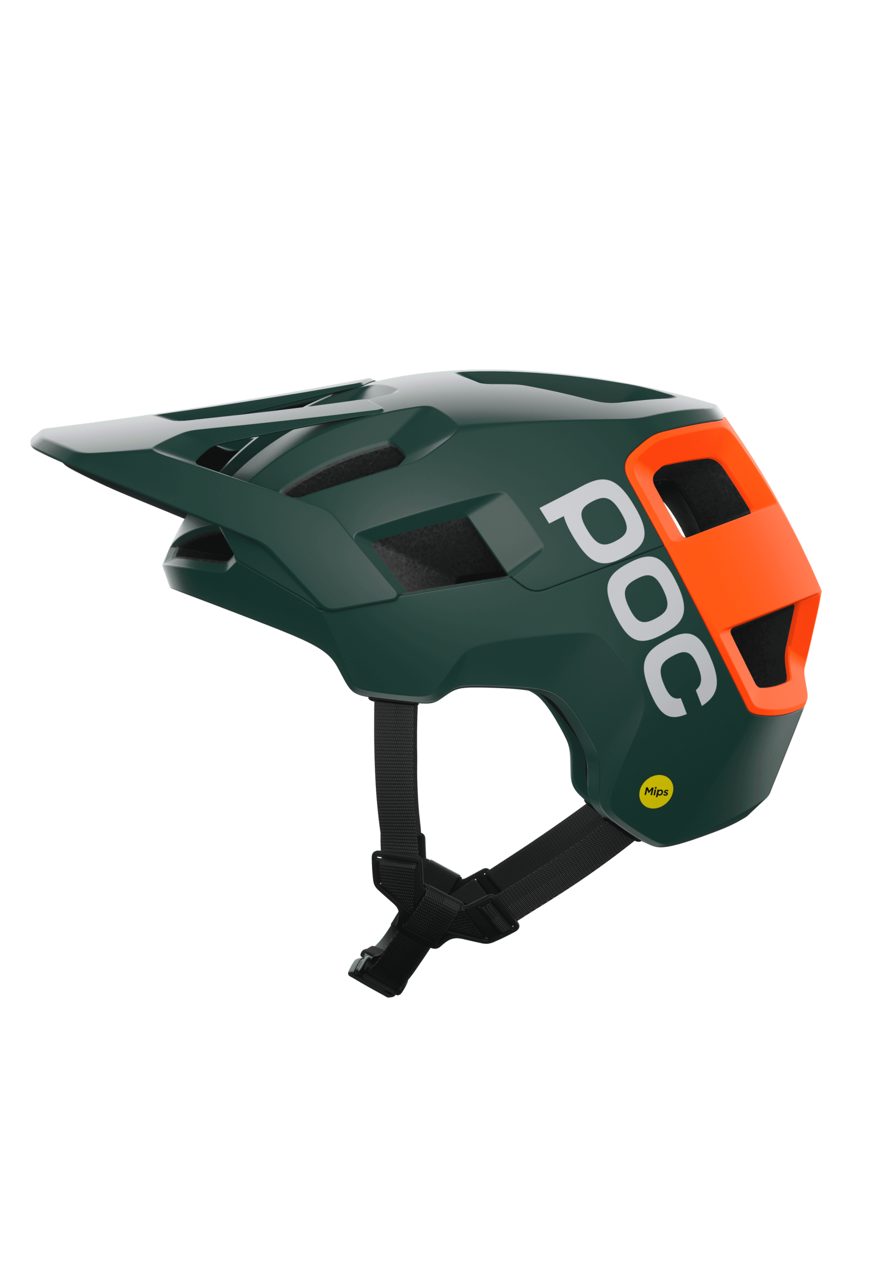 poc-fahrradhelm-353ykw.png Kortal Race MIPS MTB Helm in Pargasite Green Matt/Fluorescent Orange Matt | POC (Global DE) – Bild 1