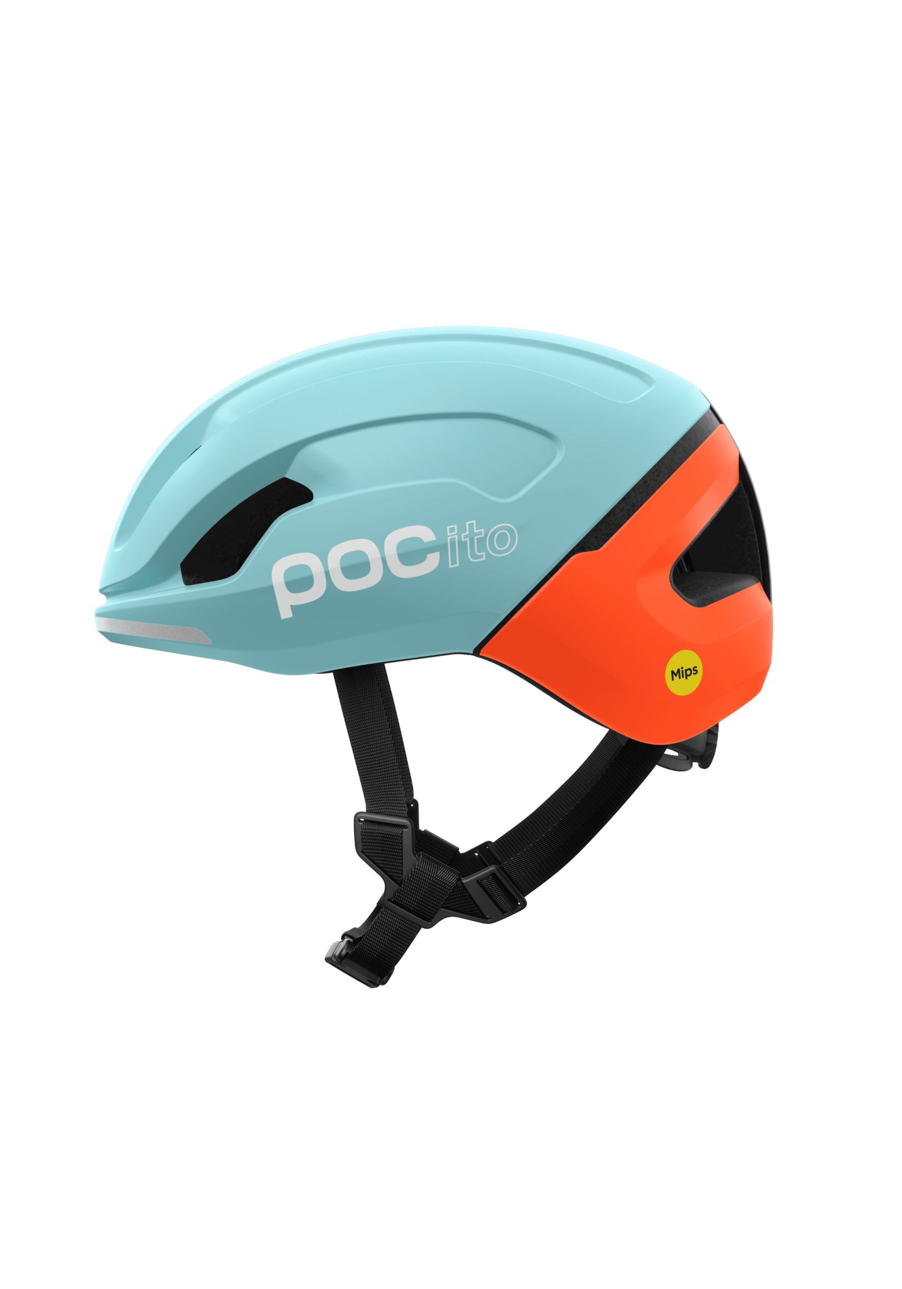 poc-fahrradhelm-605dou.png POCito Omne MIPS Fahrradhelm in Indicolite Blue Matt/Carnelian Orange Matt | POC (Global DE) – Bild 1