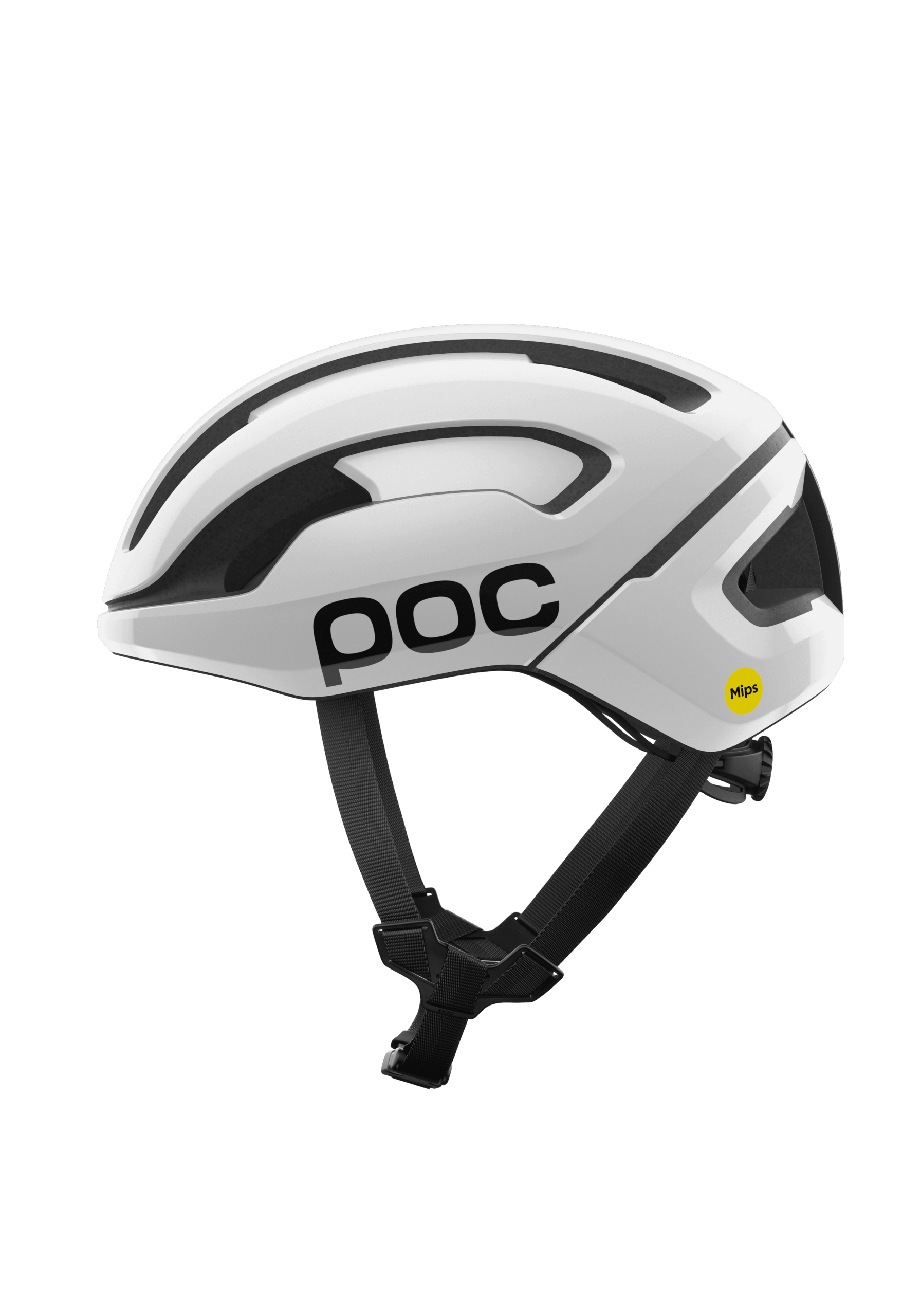 poc-helm-870znw.png Omne Air MIPS Rennradhelm in Hydrogen White/Uranium Black Matt w. Logo | POC (Global DE) – Bild 1