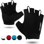 Herren Damen Rennrad Handschuhe Sommer Kurz Fahrradhandschuhe Halbfinger Radhandschuhe mit Gepolsterte,Atmungsaktiv Radfahrhandschuhe mit ...