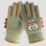 H Kinder Radfahrhandschuhe – Winddichte Fleece Handschuhe für Herbst & Winter