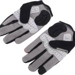 BowyTrading Vollfinger Radfahrhandschuhe, rutschfest, stoßdämpfend, leicht, mit leitfähigen Fingerspitzen für Touchscreens – für Herren und Damen, mit wärmender Fleece Innenausstattung für (M) : Amazon.de: Fashion