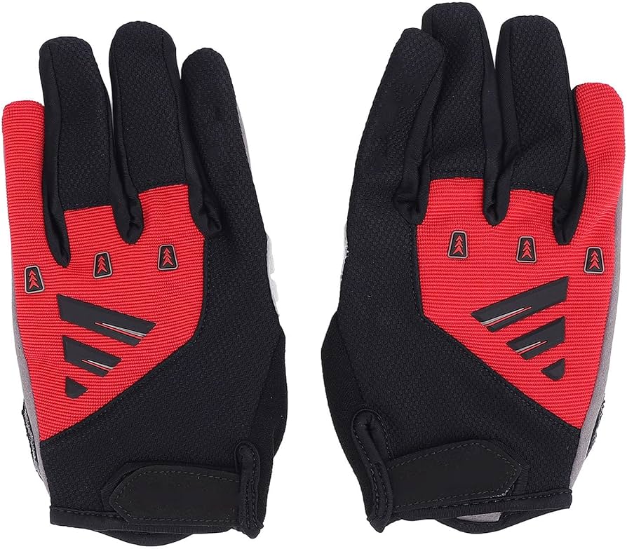 radfahrhandschuhe-749kmx-1.jpg BowyTrading Vollfinger Radfahrhandschuhe, rutschfest, stoßdämpfend, leicht, mit leitfähigen Fingerspitzen für Touchscreens – für Herren und Damen, mit wärmender Fleece Innenausstattung für (M) : Amazon.de: Fashion – Bild 1
