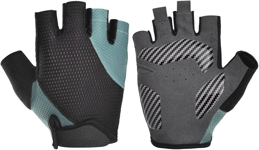 radfahrhandschuhe-836iyd-1.jpg XIXIDIAN Radsporthandschuhe Mountainbike Handschuhe Halbfinger Road Rennschuhe atmungsaktive schockabsorbierende Radfahrhandschuhe for Männer und Frauen (Color : Blue, Size : M) : Amazon.de: Fashion – Bild 1