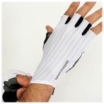 Spatzwear Aero Glovz Radhandschuhe kurz weiß