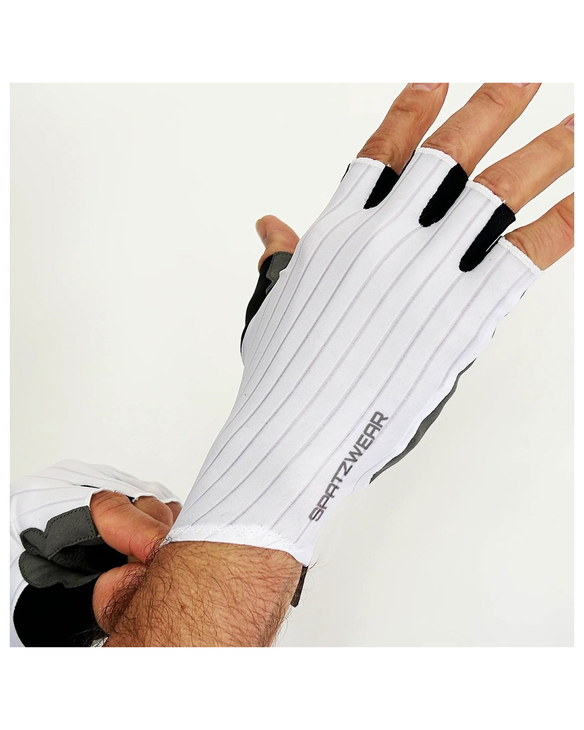 radhandschuh-731fbi-1.jpg Spatzwear Aero Glovz Radhandschuhe kurz weiß – Bild 1