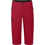 Bergson VINA Capri | Damen 3/4 Radhose 2in1 (mit gepolsterter Innenhose), robust, elastisch rot