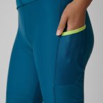 Damen Radhose mit Schaum Gel Polster türkis | 4F Sportbekleidung und Schuhe
