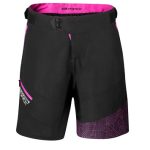 Damen Fahrrad Hose Radhose mit Pad Polster Shorts MTB Baggyshort Pink Schwarz | eBay.de