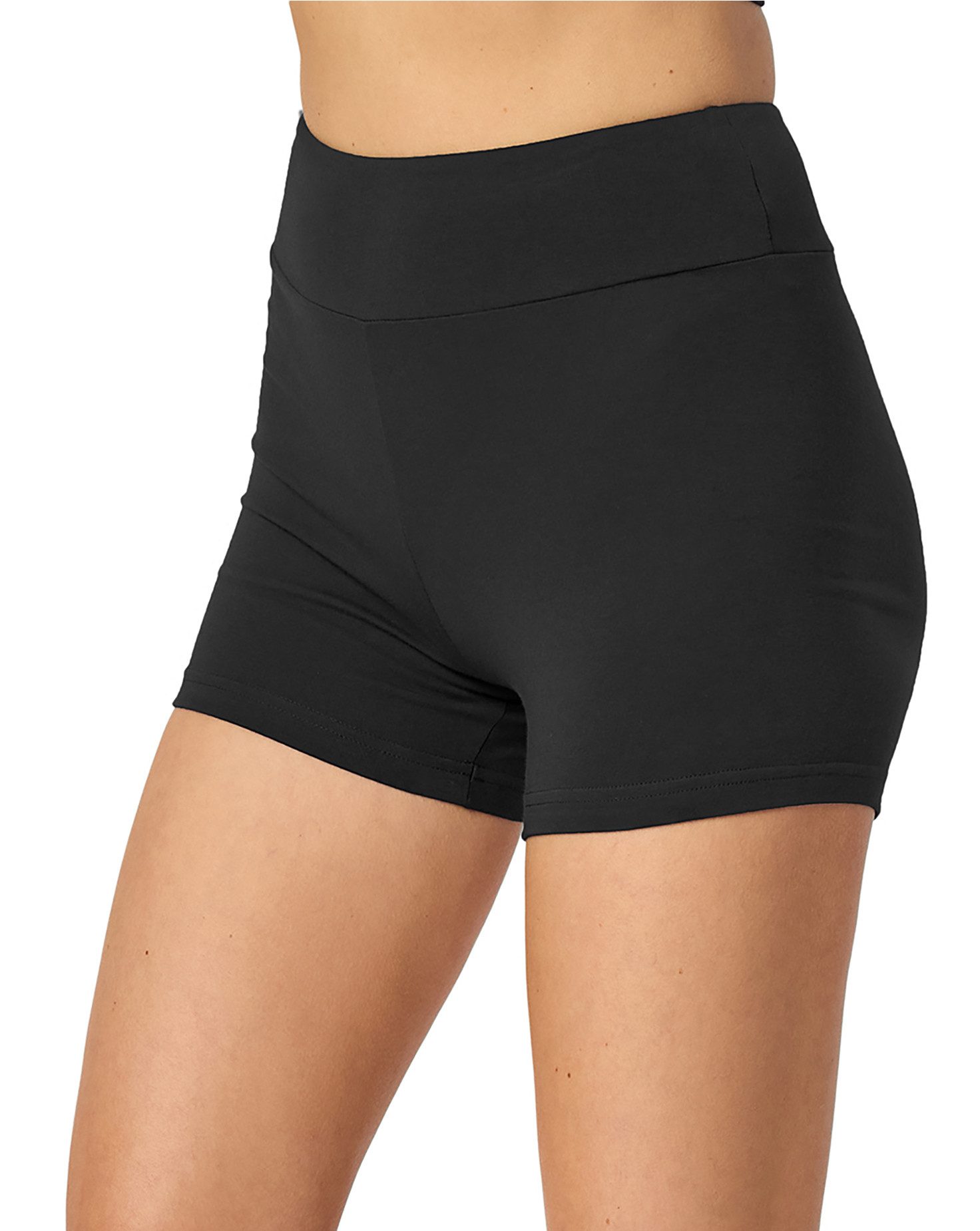 radlerhose-damen-544tbk-1.jpg Merry Style Leggings Damen Shorts Radlerhose MS10 359, Schwarz, Gr. M – Bild 1