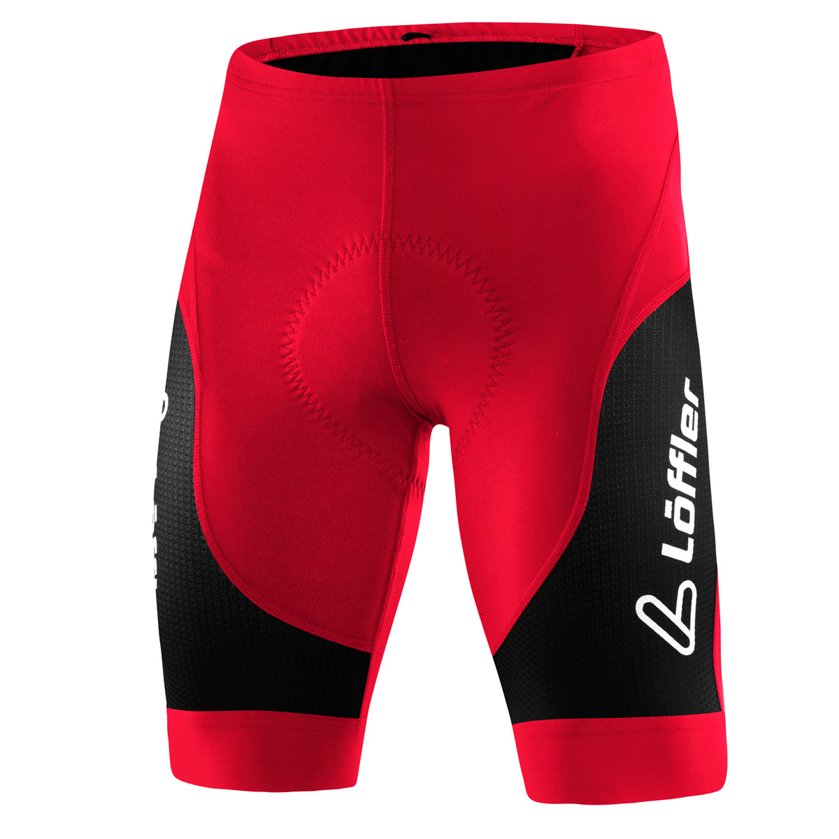 radlerhose-herren-220gvi-1.jpg Löffler Herren Radhose kurz Winner IlI red – Bild 1