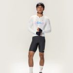 Wow Herren Radtrikot Langarm Weiß