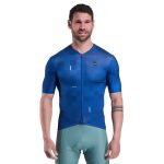 Rennrad Trikot EKOI Perf COBBLE Marineblau