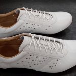 Nuovo Carbon . Weiße Rennradschuhe aus Leder. | DROMARTI – D R O M A R T I