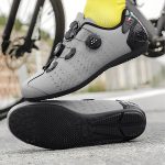 Treer Rennradschuhe Mountain Bikes Schuhe Herren Damen, Gummisohle Rennrad Schuhe Ohne Klampe Fahrradschuhe Schuh Kompatibel Outdoor Radschuhe Fahrrad ...