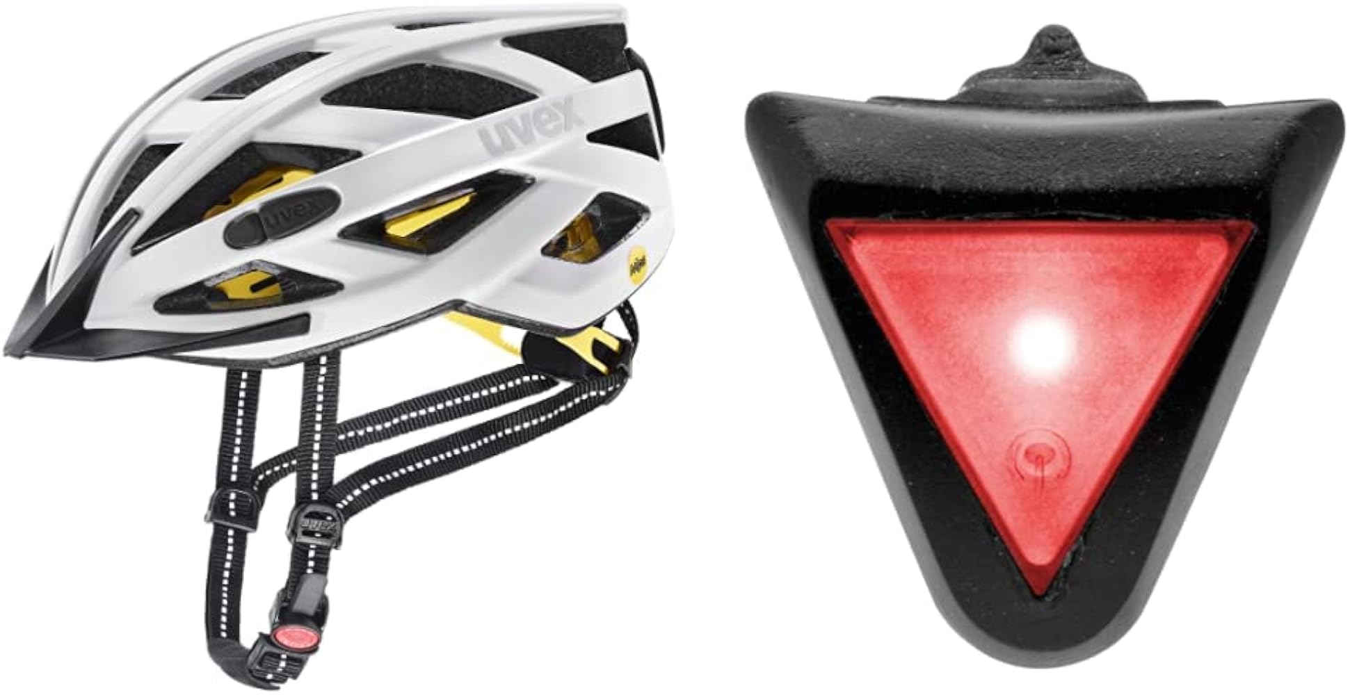 uvex-city-i-vo-mips-819giy-1.jpg uvex Unisex – Erwachsene, City i vo MIPS Fahrradhelm, All White mat, 56 60 cm & Unisex Erwachsene, Plug in LED für i vo/airwing/Finale junior ... – Bild 1