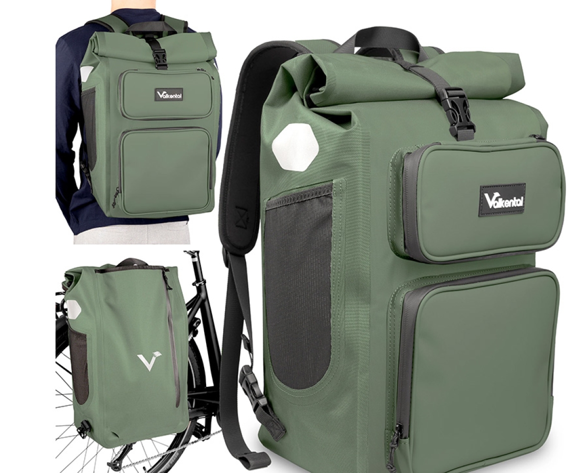 valkental-fahrradtasche-325dji-1.jpg Valkental UrbanX Fahrradtasche & Rucksack kombiniert – Bild 1