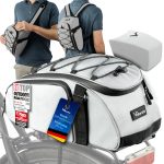 Valkental 3in1 Fahrradtasche 10 14L mit Rucksackfunktion | 3in1 Nutzung als Rucksack, 10 14L Volumen, zahlreiche Fächer, wasserfest & reflektierend, ...